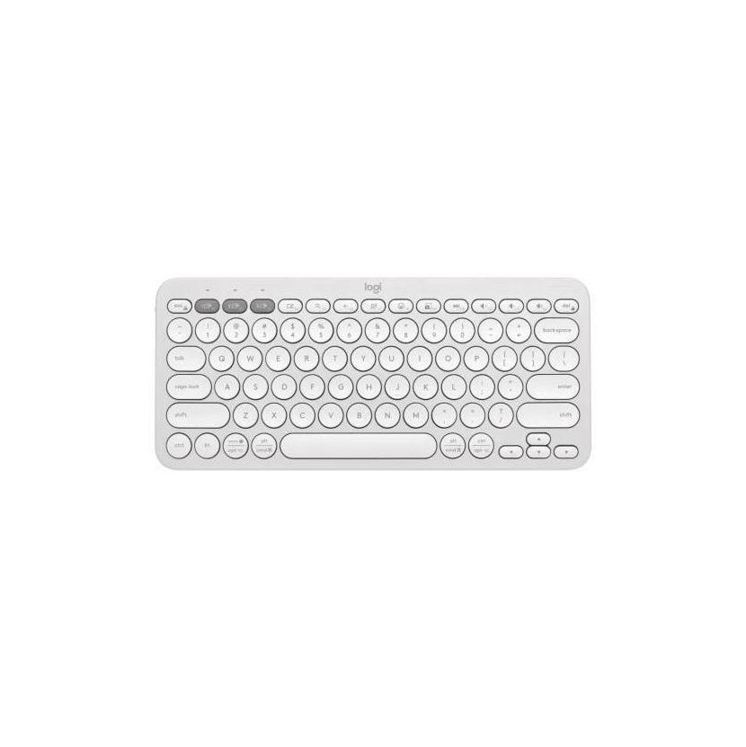 Logitech Pebble Keys 2 K380S Tonal White Bluetooth Keyboard
