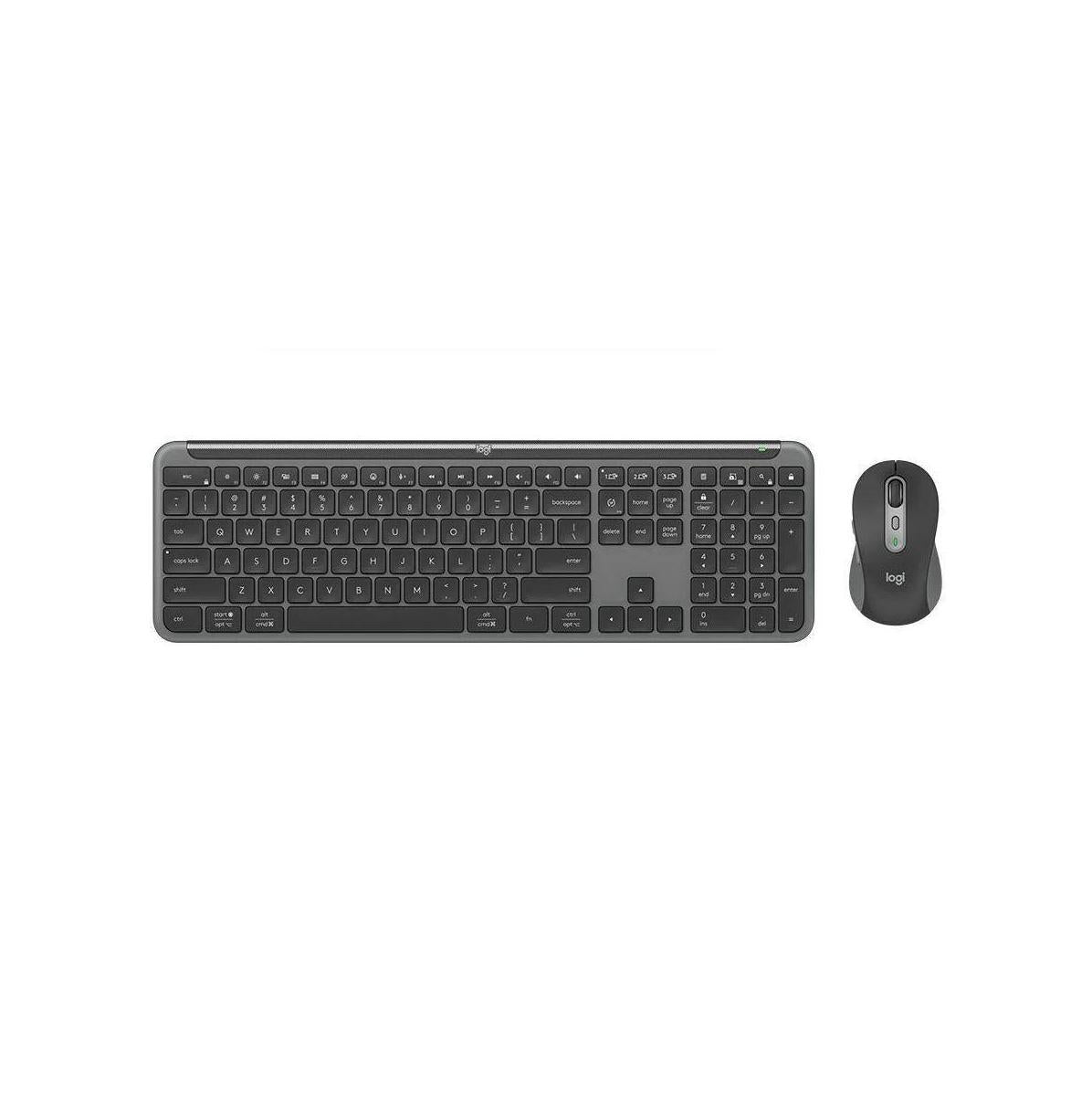 Logitech SIGNATURE SLIM COMBO MK950 -Graphite Keyboard Full-size layout with ...