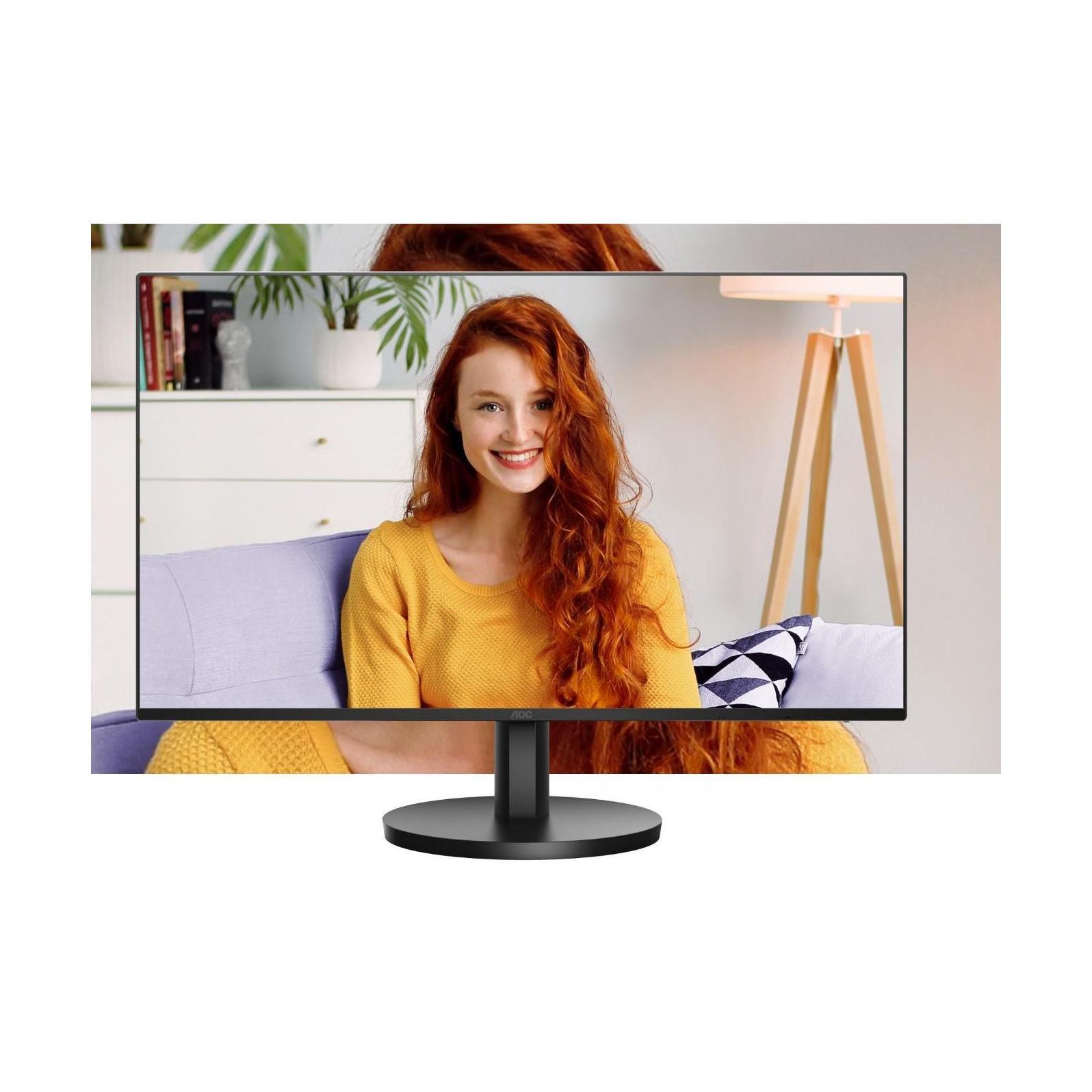 (LS) AOC 23.8" IPS 1ms 100hz Ultra Slim Speakers Flicker Free FHD 1080 VGA HD...