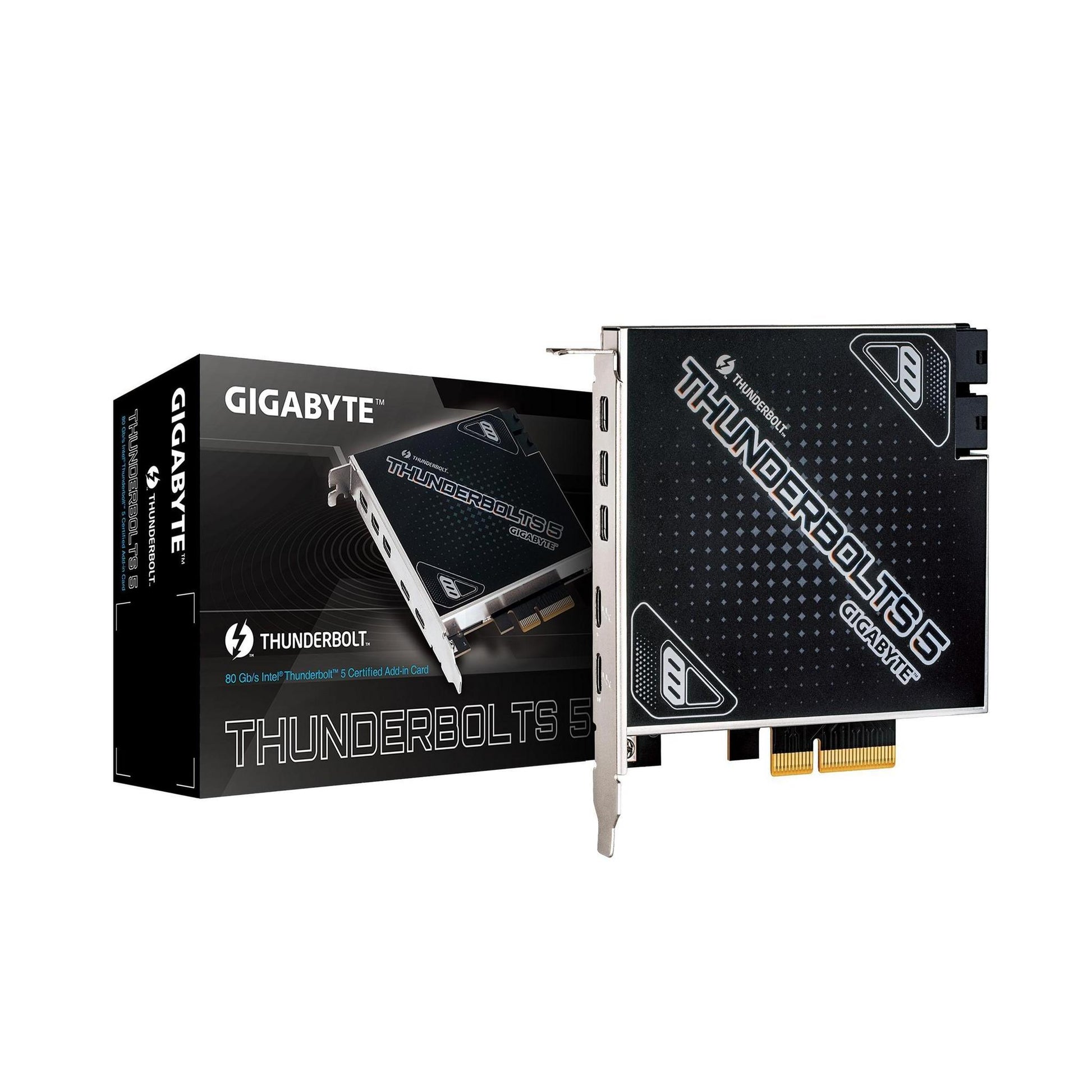 (LS) Gigabyte CARD THUNDERBOLTS 5 1.0 add-in card​ Intel® JHL9580 Thunderbolt...