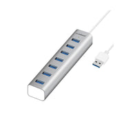 MBEAT 7-Port USB 3.0 Powered Hub 5Gbps Aluminium