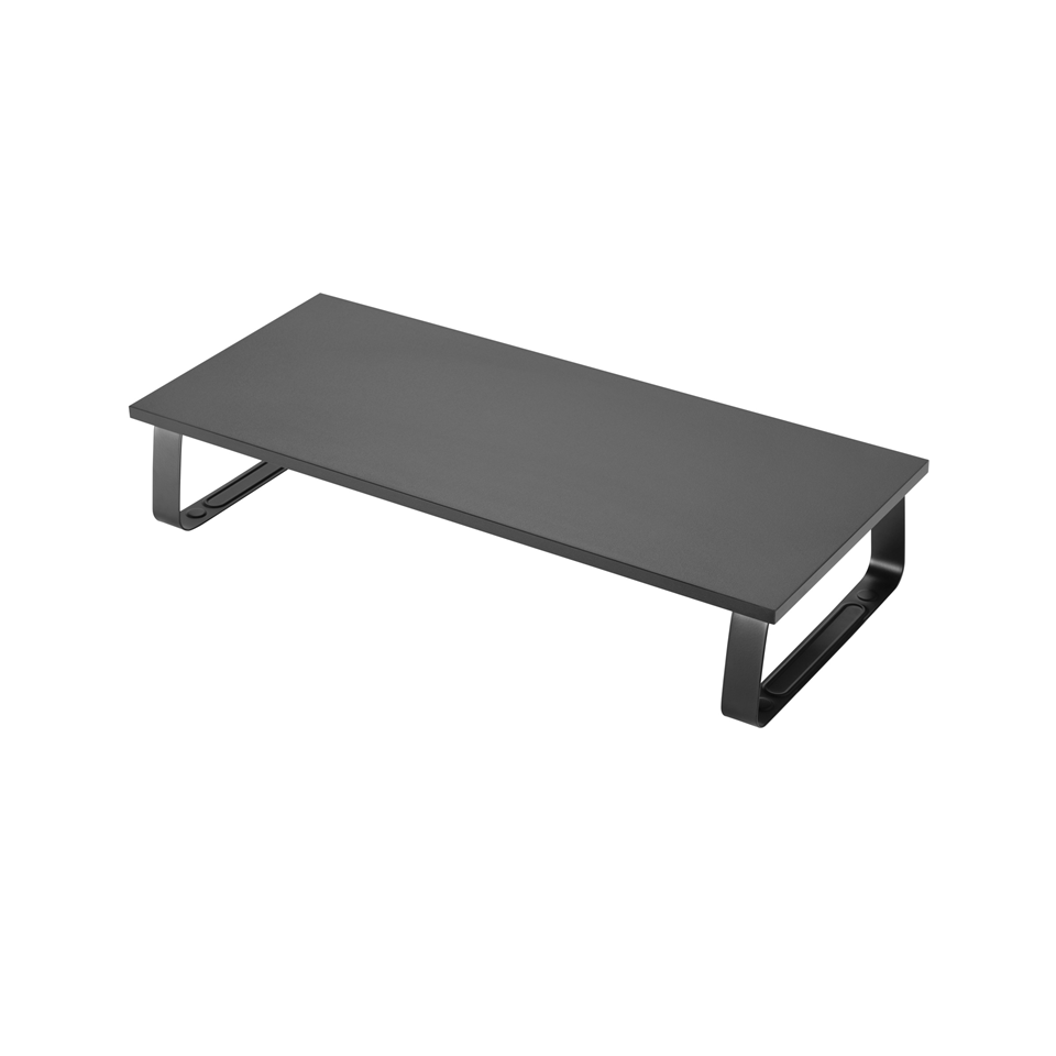 MBEAT Activiva Black Monitor Stand Riser 13-32" Stainless Steel