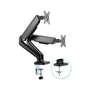 mbeat® activiva ErgoLife Dual Monitor Screen Steel Gas Spring Monitor Arm Bui...