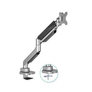 MBEAT Activiva Heavy-Duty Single Monitor Gas Spring Arm 17-35" Metallic Grey
