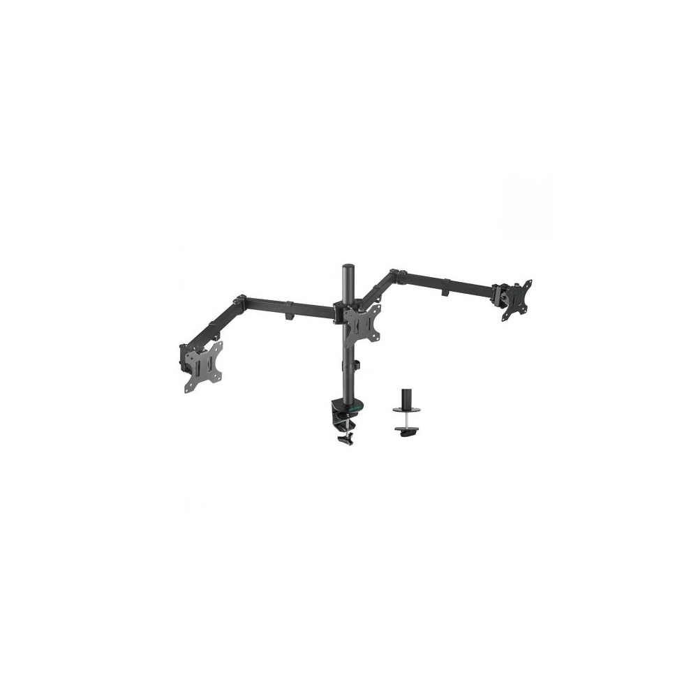 MBEAT Activiva Triple-Screen Articulating Monitor Arm 13-27" VESA