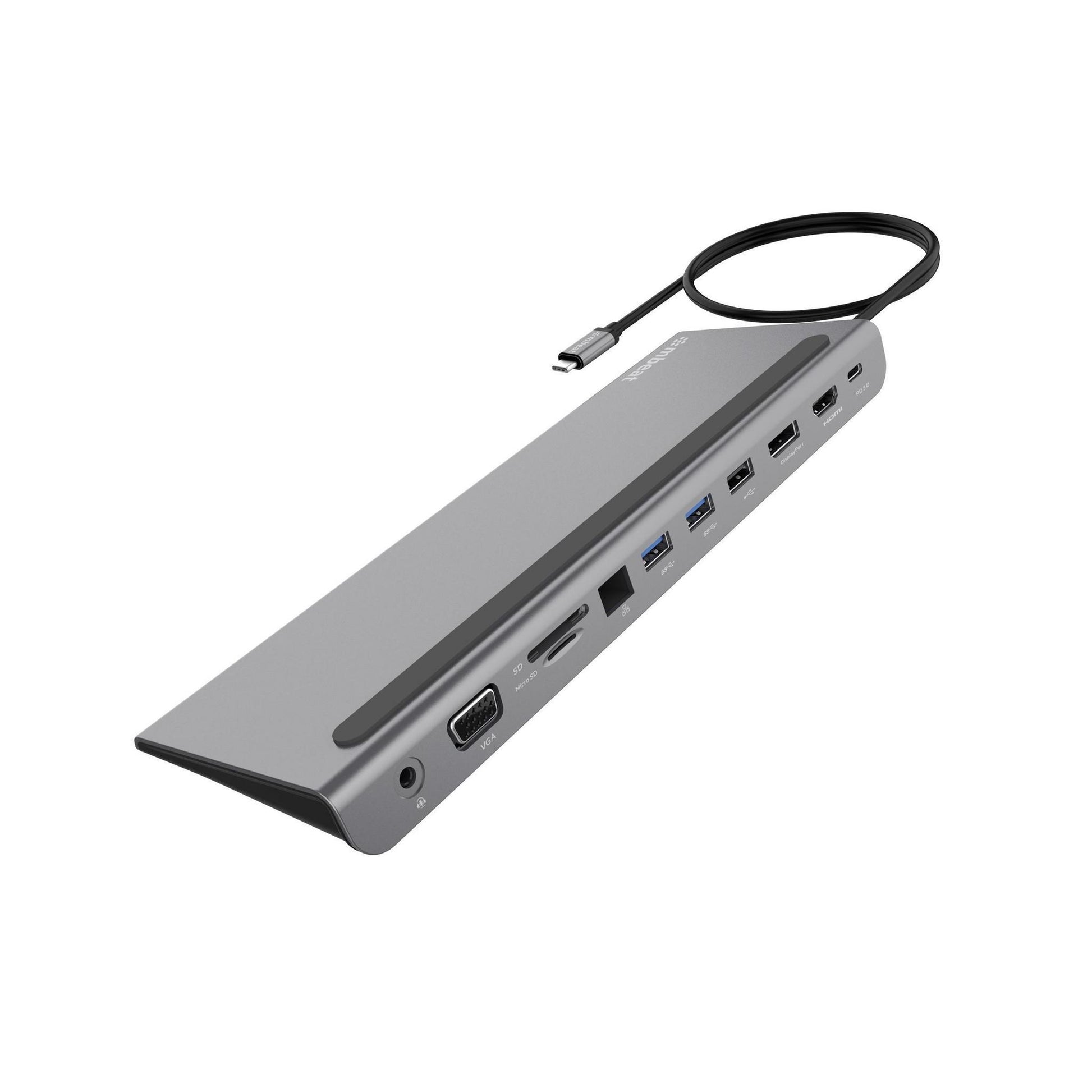 mbeat® Elite Triple Display USB-C Docking Station with 100W Power Delivery 1x...