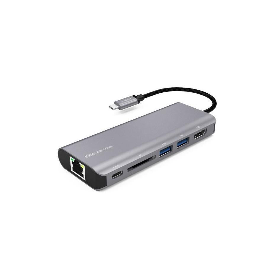 MBEAT Elite USB-C MultiFunction Dock 4K HDMI LAN Card Reader Aluminium Casing