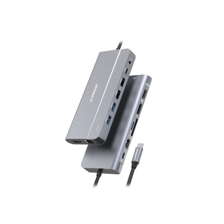 MBEAT Elite X14 Triple 4K USB-C Hub DP HDMI 3.2 Gen 2