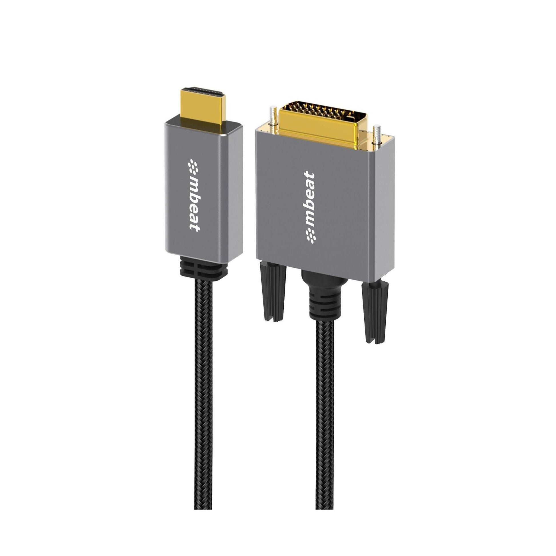 MBEAT Tough Link 1.8m HDMI to DVI Cable 1080p@60Hz