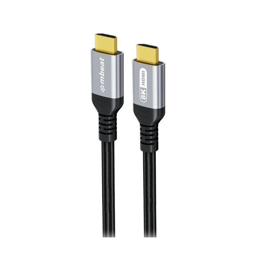MBEAT Tough Link 3m HDMI Cable Space Grey HDMI 2.1 48Gbps
