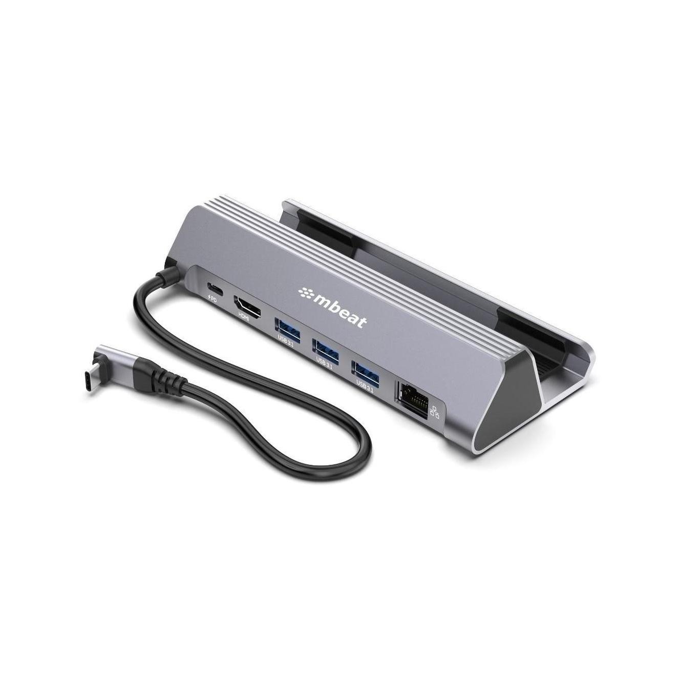 MBEAT USB-C Gaming Dock 4K@60Hz 100W PD Gigabit Ethernet