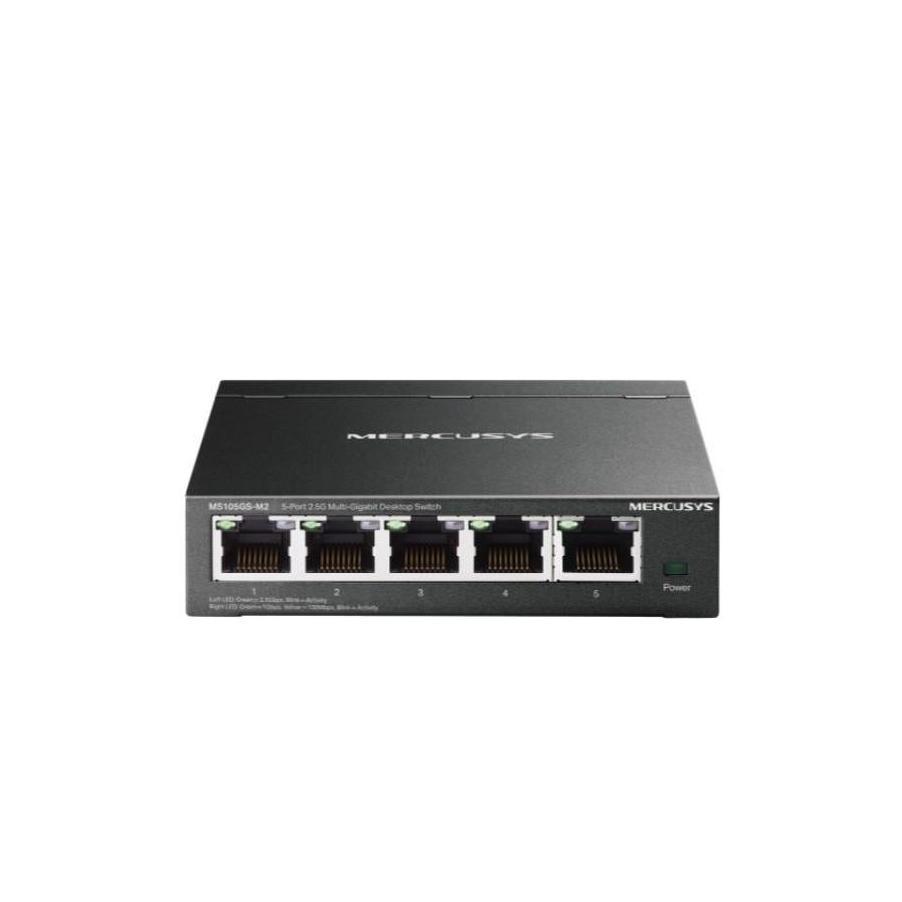 Mercusys MS105GS-M2 5-port 2.5G Multi-Gigabit Desktop Switch 5× 2.5G RJ45 Ports