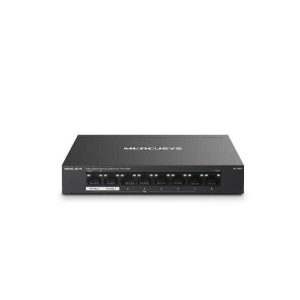 Mercusys MS108GP 8-Port Gigabit Desktop Switch with 7-Port PoE+ Up to 250 m