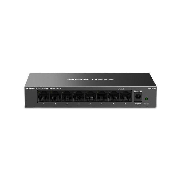 Mercusys MS108GS 8-Port Gigabit Desktop Switch 8×10/100/1000 Mbps RJ45 port S...