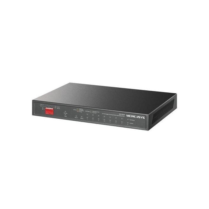 Mercusys MS110CMP 8-Port 10/100 Mbps + 2-Port Gigabit Desktop Switch with 8-P...