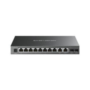 Mercusys MS126CP 24-Port 10/100 Mbps + 2-Port Gigabit Rackmount Switch with 2...