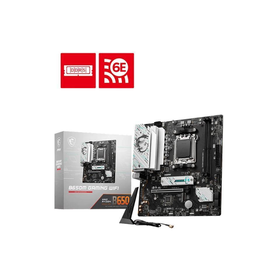 MSI B650M GAMING WIFI AM5 MATX Motherboard 2x DDR5 2x M.2 4x SATA WiFi
