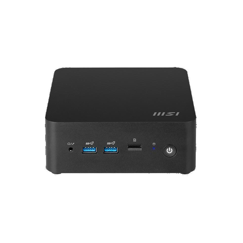 MSI Cubi NUC 1M Barebone Mini PC Core 3-100U 6C/8T DDR5 M.2 SSD WiFi 6E BT 5.3 Dual HDMI Thunderbolt