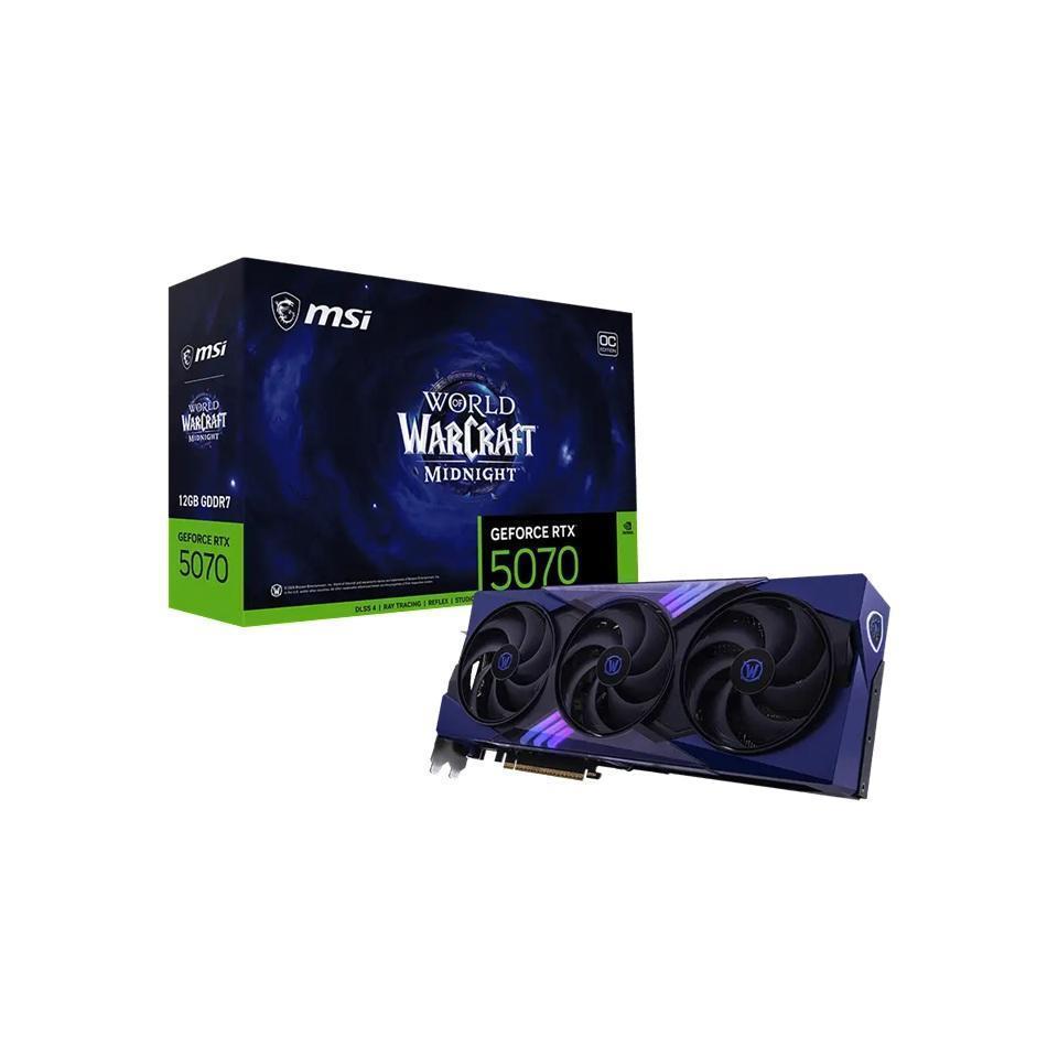 MSI GeForce RTX 5070 12GB GDDR7 28Gbps PCIe 5 Graphics Card