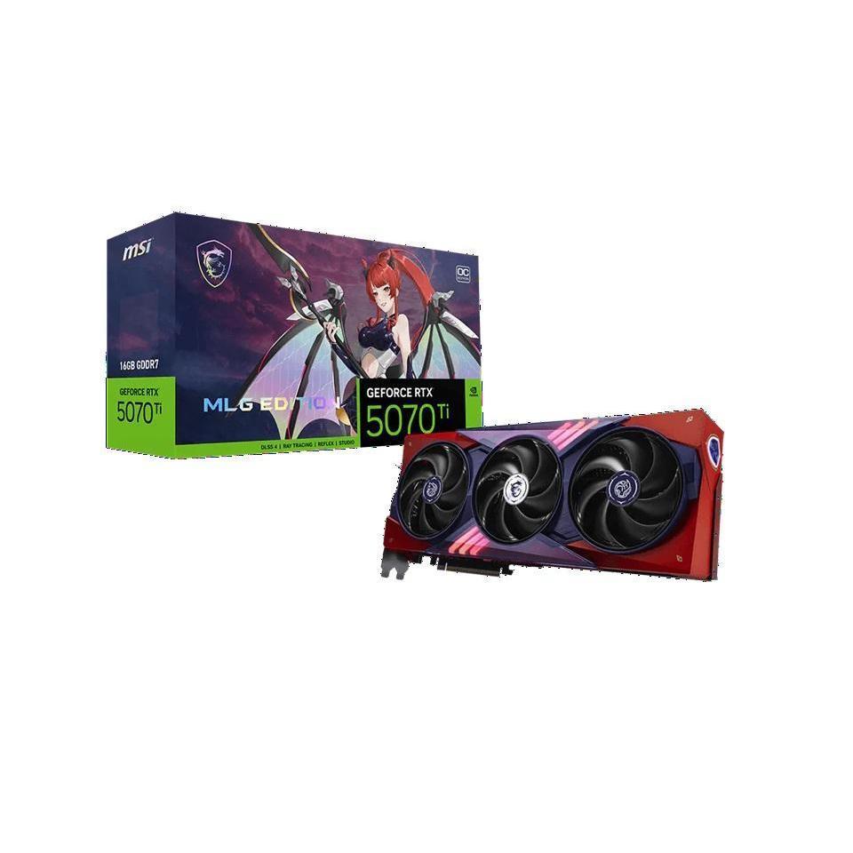 MSI GeForce RTX 5070 Ti 16G MLG EDITION OC 16GB GDDR7 28Gbps PCIe 5.0 Graphics Card