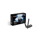 MSI HERALD BE6500 WiFi 7 Tri-Band PCIe x1 Card 2882Mbps WPA3 BT 5.4