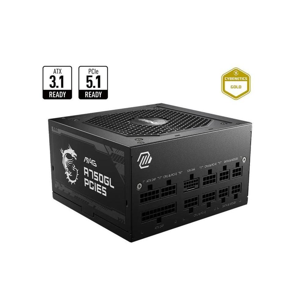 MSI MAG A750GL 750W ATX Gold Full Modular PCIe 5.0 PSU