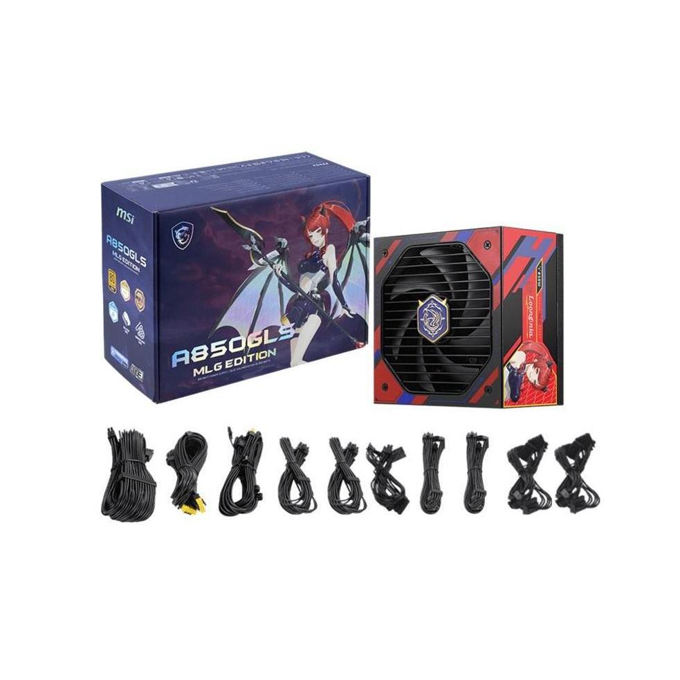 MSI MAG A850GLS MLG EDITION Gold Fully Modular Silent Power Supply MLG Edition