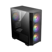 MSI MAG FORGE M100R BLACK Micro ATX Case 1x USB 3.2 2x USB 2.0 4x PCI-E 2x 2.5" 2x 3.5