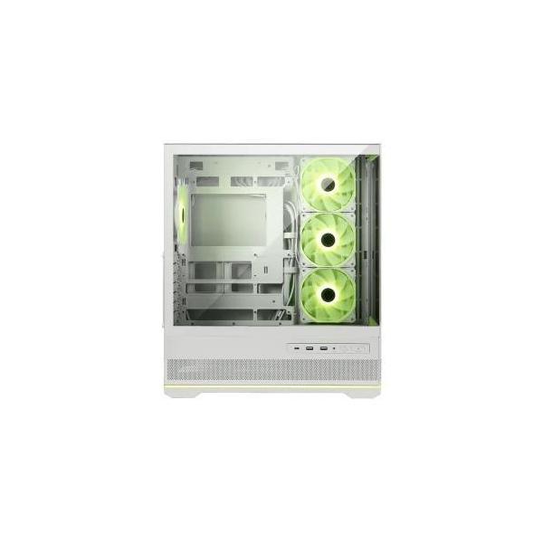 MSI MAG PANO 110R PZ WHITE Micro ATX Case USB 5Gbps C 20Gbps Audio-Out 3x 2.5" 2x 3.5