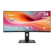 MSI PRO MP341CQPHG 34" UW-QHD Curved VA 120Hz Monitor USB-C HDMI DP VESA