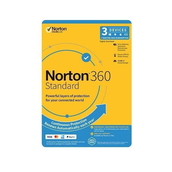 Norton 360 Standard 3 Devices 1 Year OEM