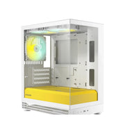 OKINOS AQUA UNO YOLK Mini Tower Micro-ATX/ITX Tempered Glass 3×120mm ARGB Fans