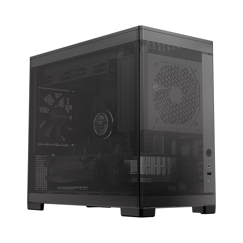 OKINOS Mini Art 4 mATX/ITX USB-C Mesh Side 3×120mm Fans Case