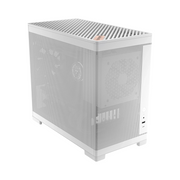OKINOS Mini Art 4 White Mini Tower Micro-ATX/ITX Mesh Panels USB-C 3Fans 240mm