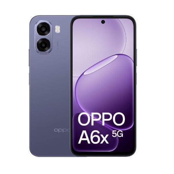 Oppo A6x 5G 128GB 6.75" HD+ 120Hz 4GB Black Purple Dual SIM 6100mAh