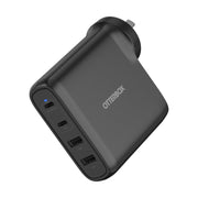 OtterBox 100W Four Port USB-C (Type I) PD Fast GaN Wall Charger - Black (78-8...
