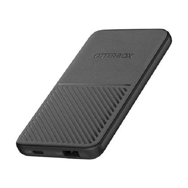 OtterBox 5K mAh Dual Port USB-C USB-A Power Bank Dark Grey