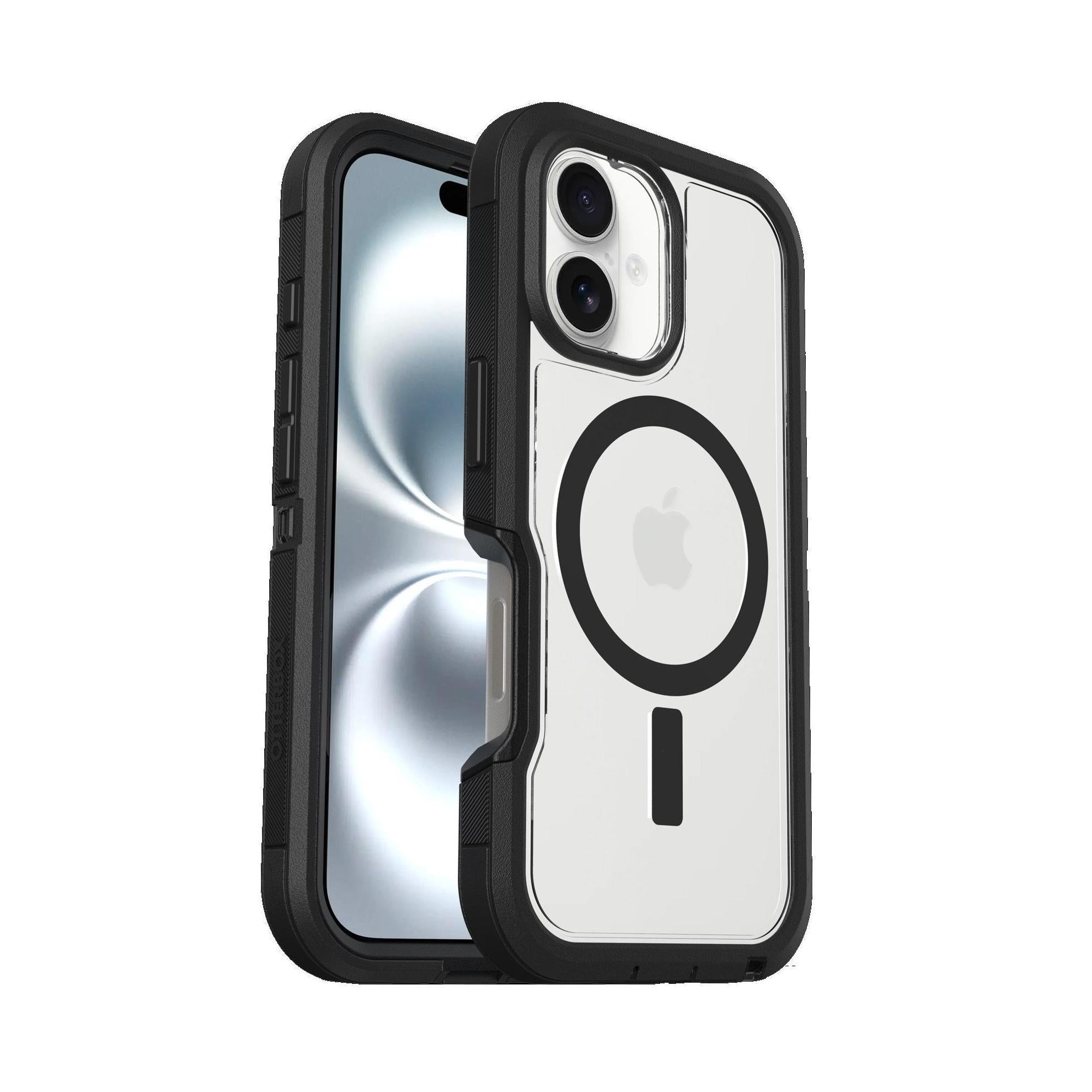 OtterBox Defender XT MagSafe iPhone 16 6.1" Case Clear/Black