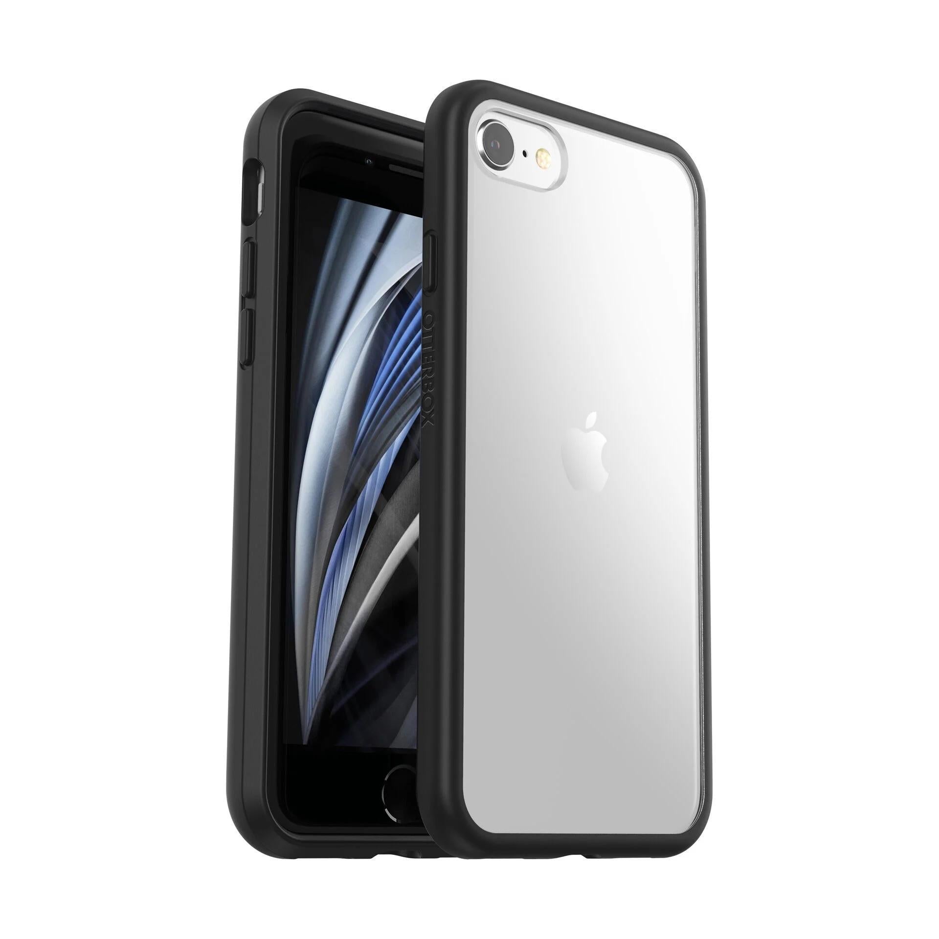 OtterBox React Apple iPhone SE (3rd 2nd Gen) and iPhone 8/7 Case Black Crysta...