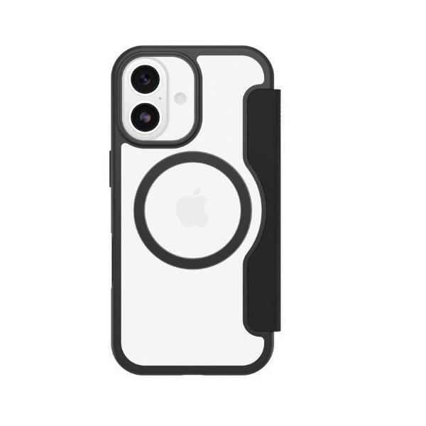 OtterBox React Folio MagSafe iPhone 17 6.3" Case Clear/Black Crystal
