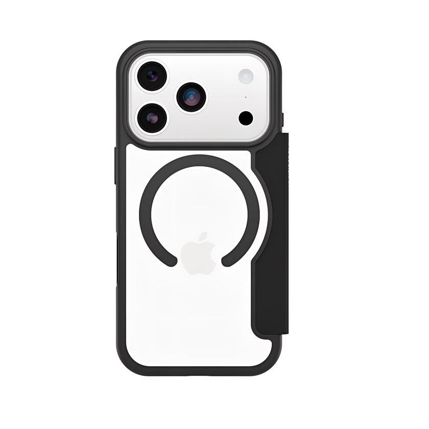 OtterBox React Folio MagSafe iPhone 2026/17 Pro Max 6.9" Case Clear/Black Crystal