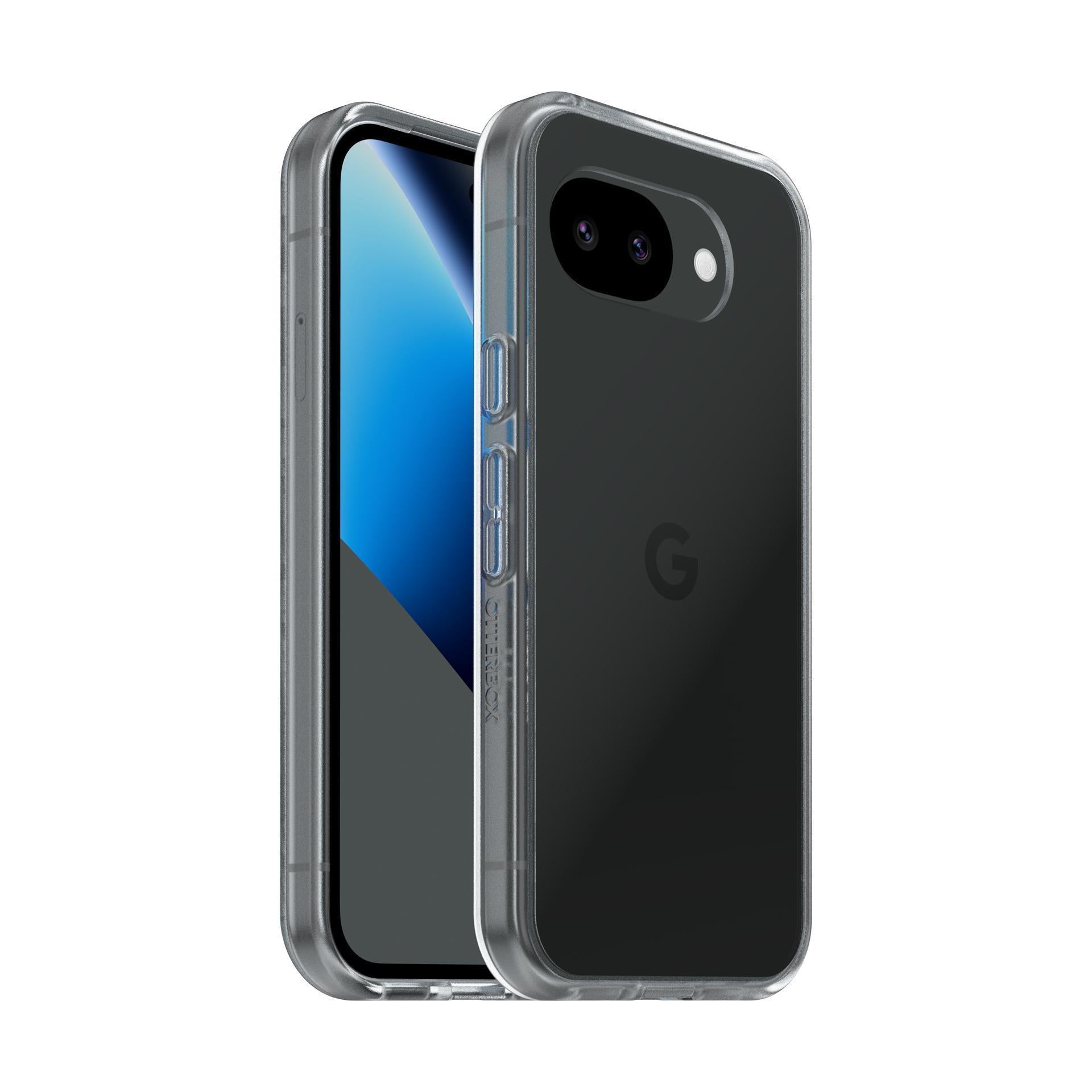 OtterBox React Google Pixel 10A 5G 6.3" Case Clear Antimicrobial DROP+ 3X Mil Spec Raised Edges