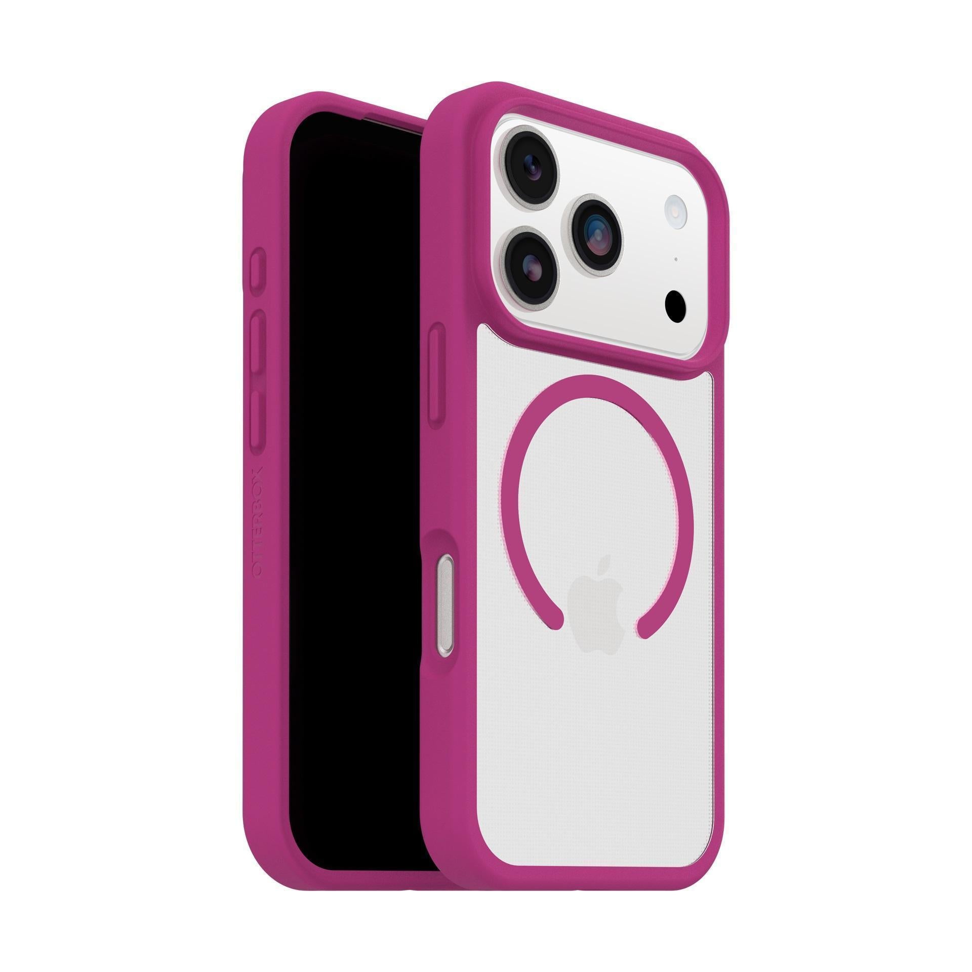 OtterBox React MagSafe Case for iPhone 17 Pro Max Pink Clear