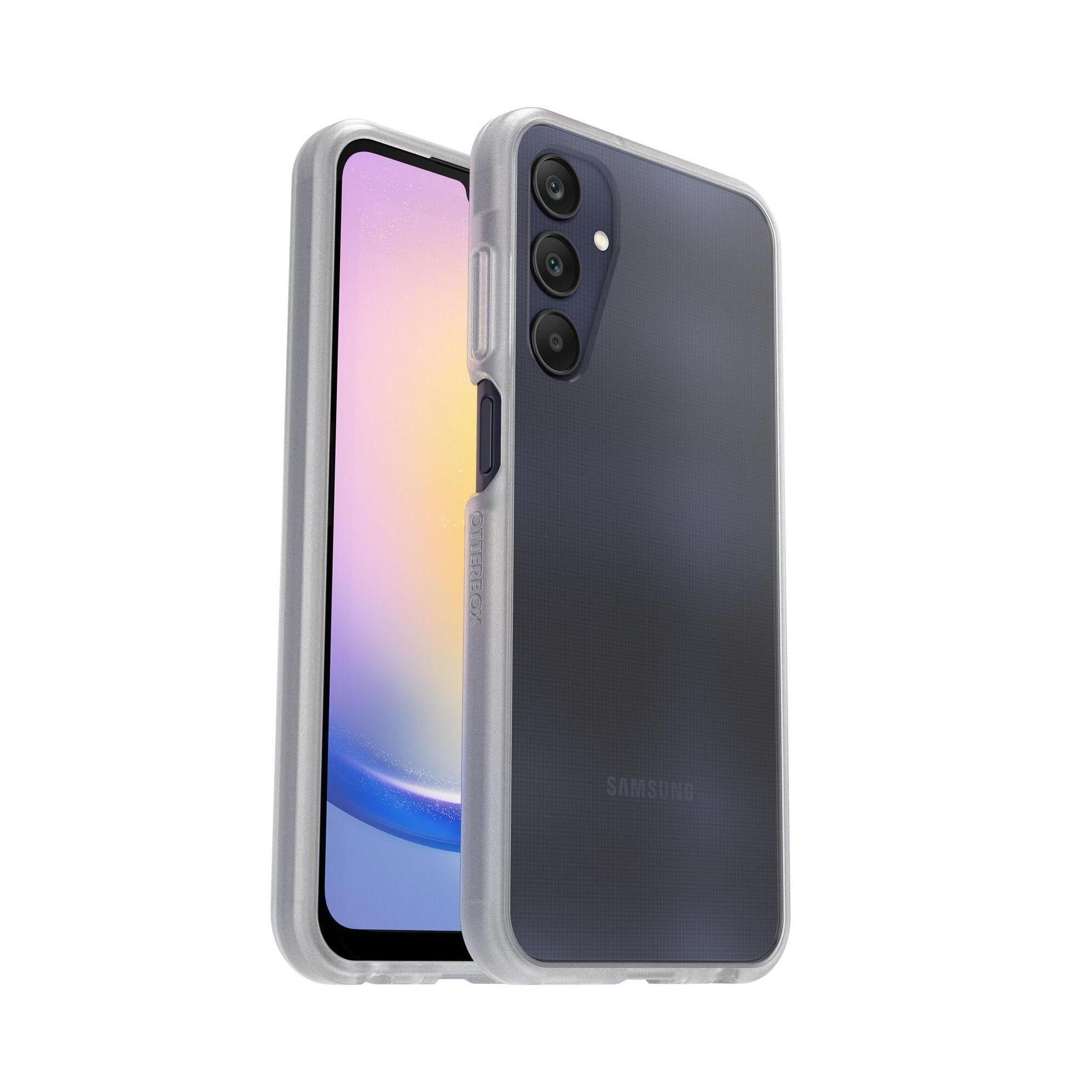 OtterBox React Samsung Galaxy A25 5G 6.5" Case Clear DROP+ Wireless Charging