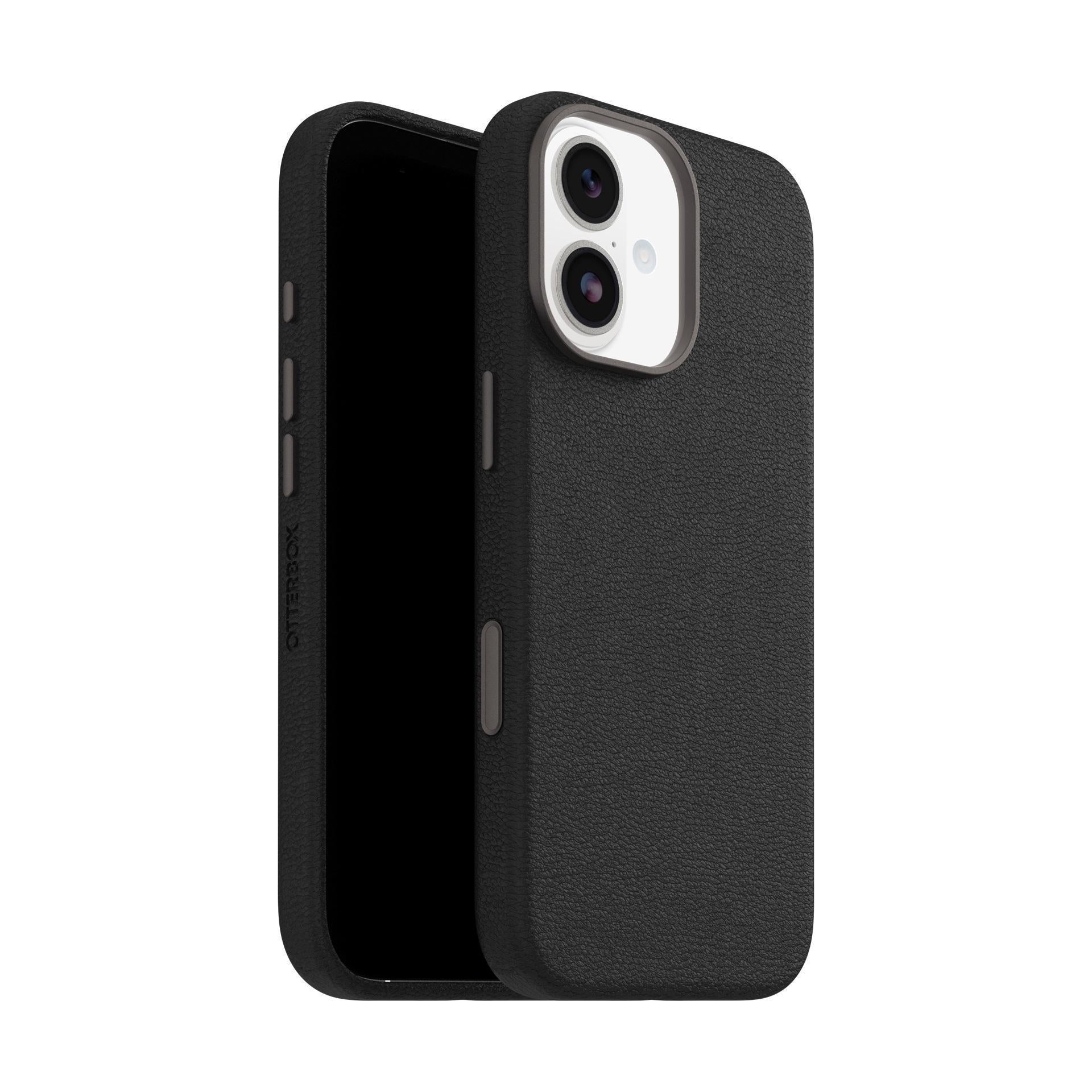 OtterBox Symmetry Cactus Leather MagSafe iPhone 17 Case Black
