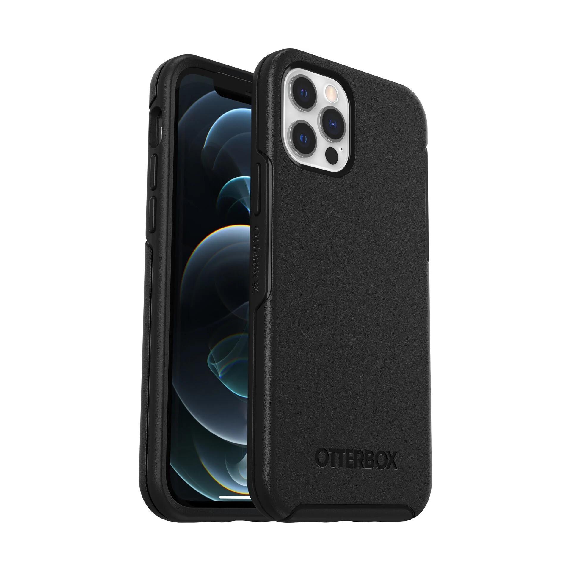 OtterBox Symmetry iPhone 12/12 Pro Case Black DROP+ 3X Military Standard