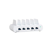 Oxhorn PoverDelivery150W 5 Port (A+C) Fast Charging Dock with build-in rack5 ...