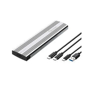 Oxhorn USB C 3.2 Gen 2 M.2 NVMe NGFF Enclosure 10 Gbps B+M Key M.2 NVMe SSD u...