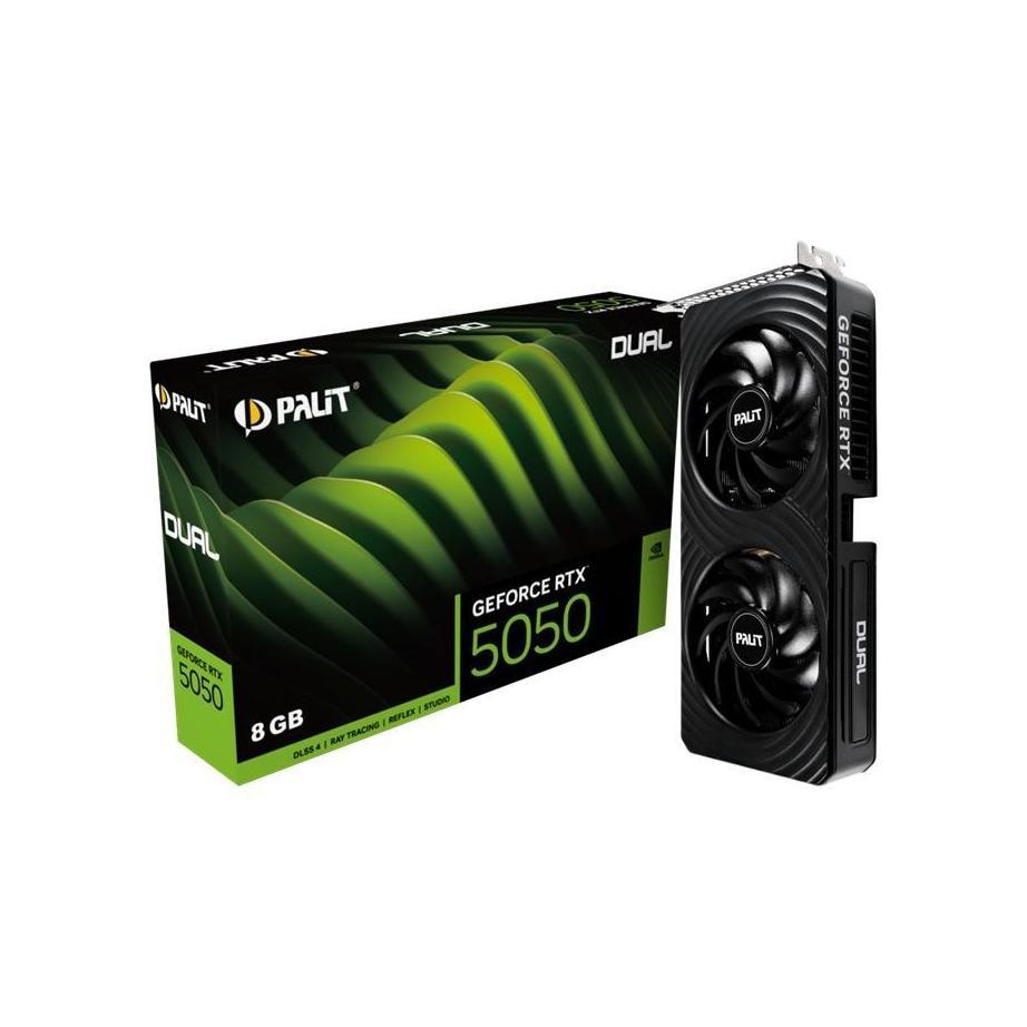 Palit RTX 5050 DUAL 8GB GDDR6 3-DP HDMI Graphics Card