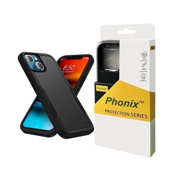 Phonix Rugged Apple iPhone 13 Pro 6.1" Armor Light Case Black